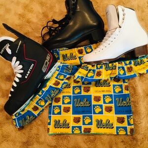 UCLA Bruins Themed Ice Skate Blade Soakers + Matching Towel Set